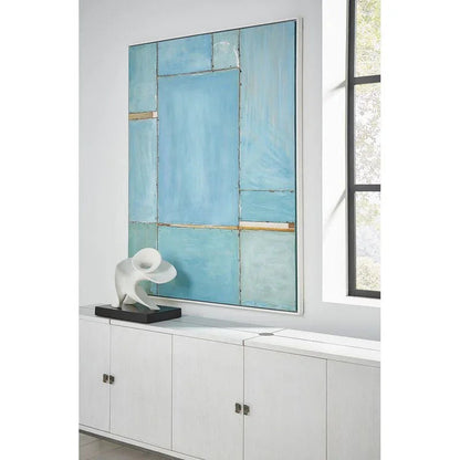 Blue Mood Universal Beauty Oil Painting Artwork-Framed Wall Art-Wildwood-LOOMLAN