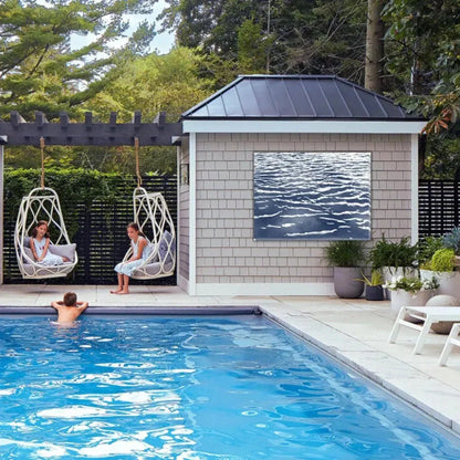 Blue Water Ocean Coastal Wall Art Indoor Outdoor Canvas - LOOMLAN - LOOMLAN - Canvas Art