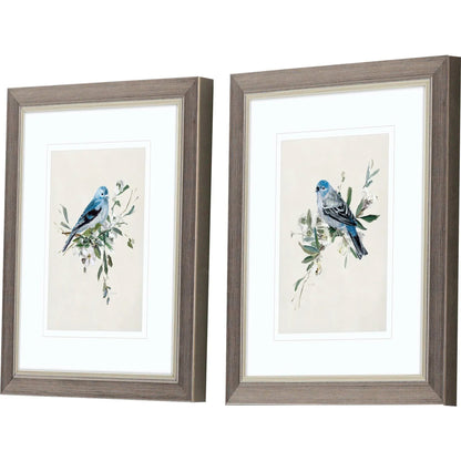 Bluebird Happy Blue Canvas Art 2PC