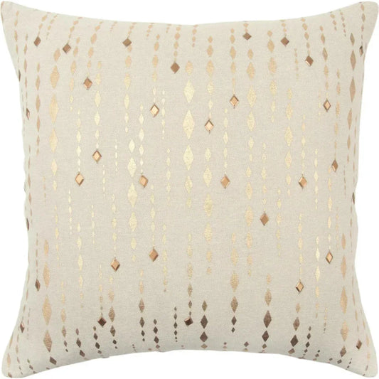 Boa Golden Throw Pillow With Down Insert - LOOMLAN - LOOMLAN - Throw Pillows