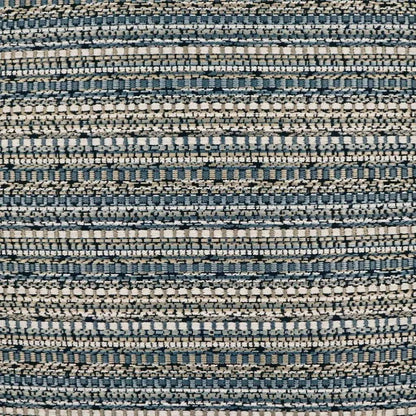 Bodhi Azure Stripes Slate Large Throw Pillow Insert - LOOMLAN - D.V. Kap - Throw Pillows