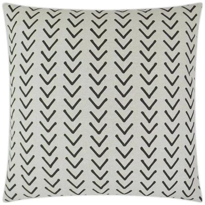 D.V. Kap Boheme Flax Black Throw Pillow With Insert