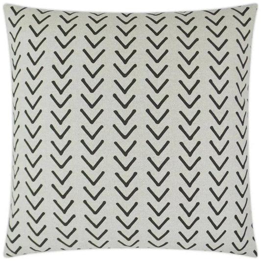 Boheme Flax Black Throw Pillow With Insert - LOOMLAN - D.V. Kap - Throw Pillows