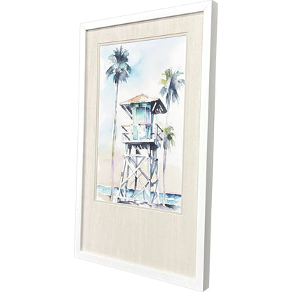 Boho Beachy Hand Assembled Canvas Art