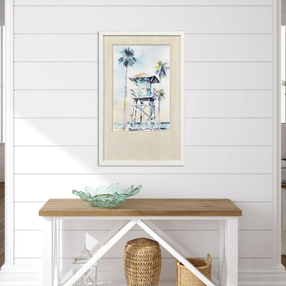 Boho Beachy Hand Assembled Framed Wall Art -- view 2