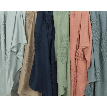 Boho Cotton Throw Blanket - LOOMLAN - LOOMLAN - Throw Blankets