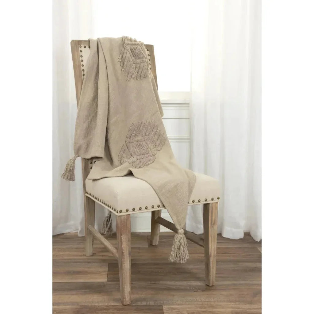 Boho Cotton Throw Blanket - LOOMLAN - LOOMLAN - Throw Blankets