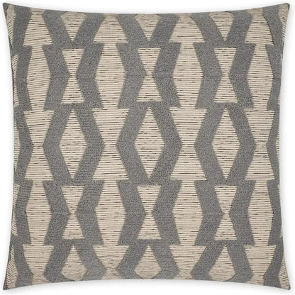 Bold Appeal Geometric Grey Large Throw Pillow Insert - LOOMLAN - D.V. Kap - Throw Pillows