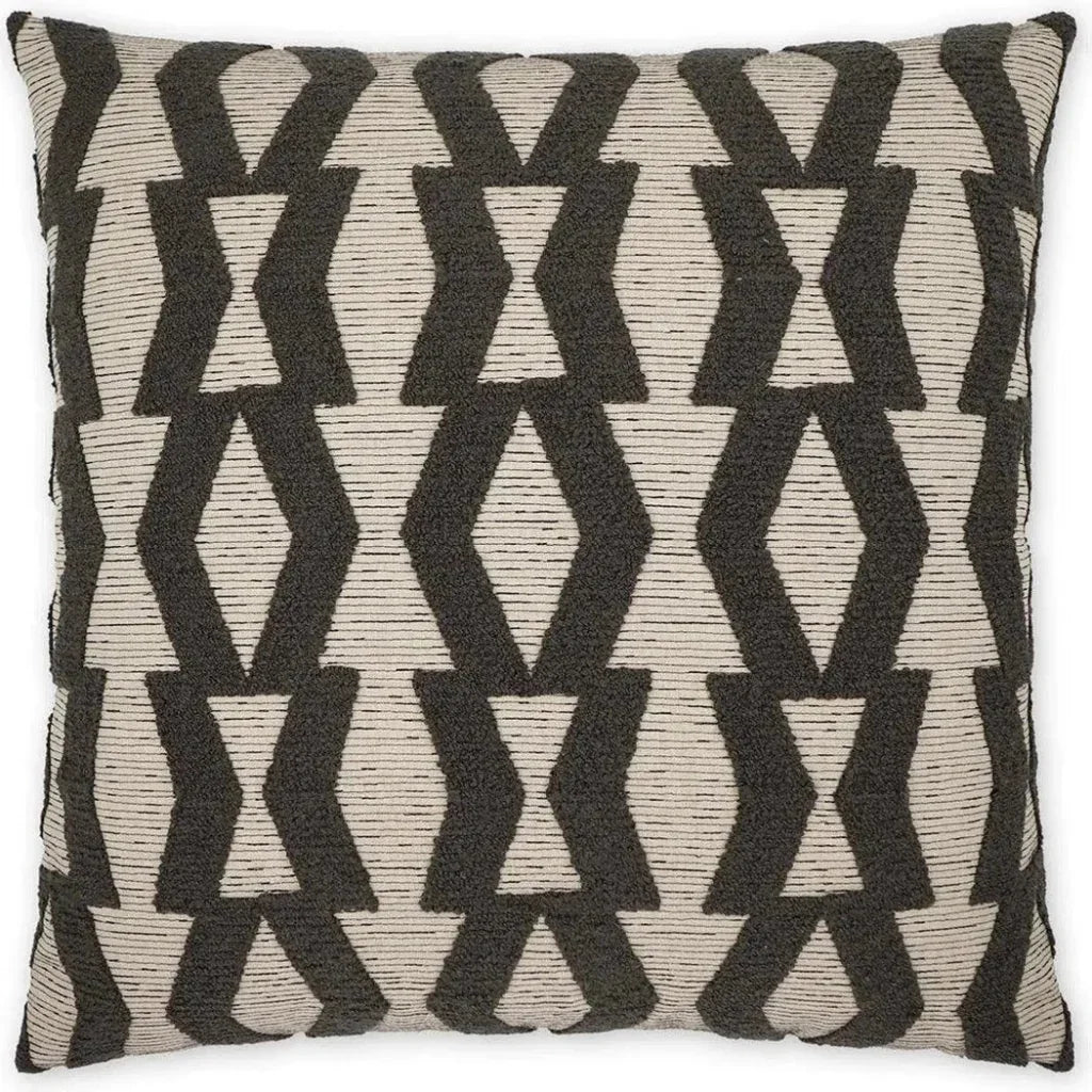 Bold Appeal Truffle Black Large Throw Pillow Insert - LOOMLAN - D.V. Kap - Throw Pillows