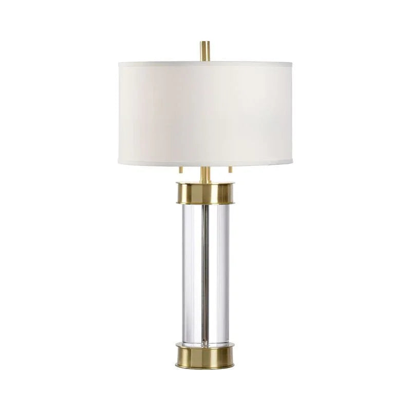 Bolton Crystal Design Brass Finish Table Lamp - LOOMLAN - Wildwood - Table Lamps