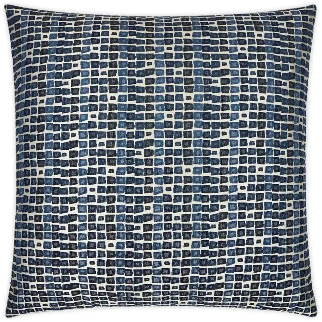 Bombay Blue Blue Navy Large Throw Pillow Insert - LOOMLAN - D.V. Kap - Throw Pillows