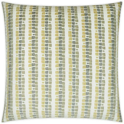Bombay Taupe Yellow Large Throw Pillow Insert - LOOMLAN - D.V. Kap - Throw Pillows