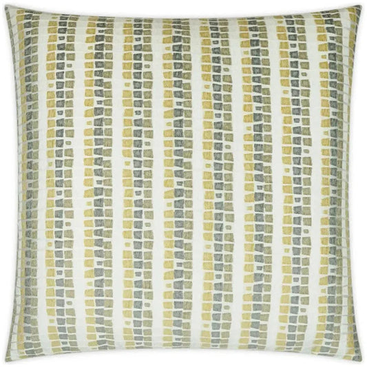 Bombay Taupe Yellow Large Throw Pillow Insert - LOOMLAN - D.V. Kap - Throw Pillows