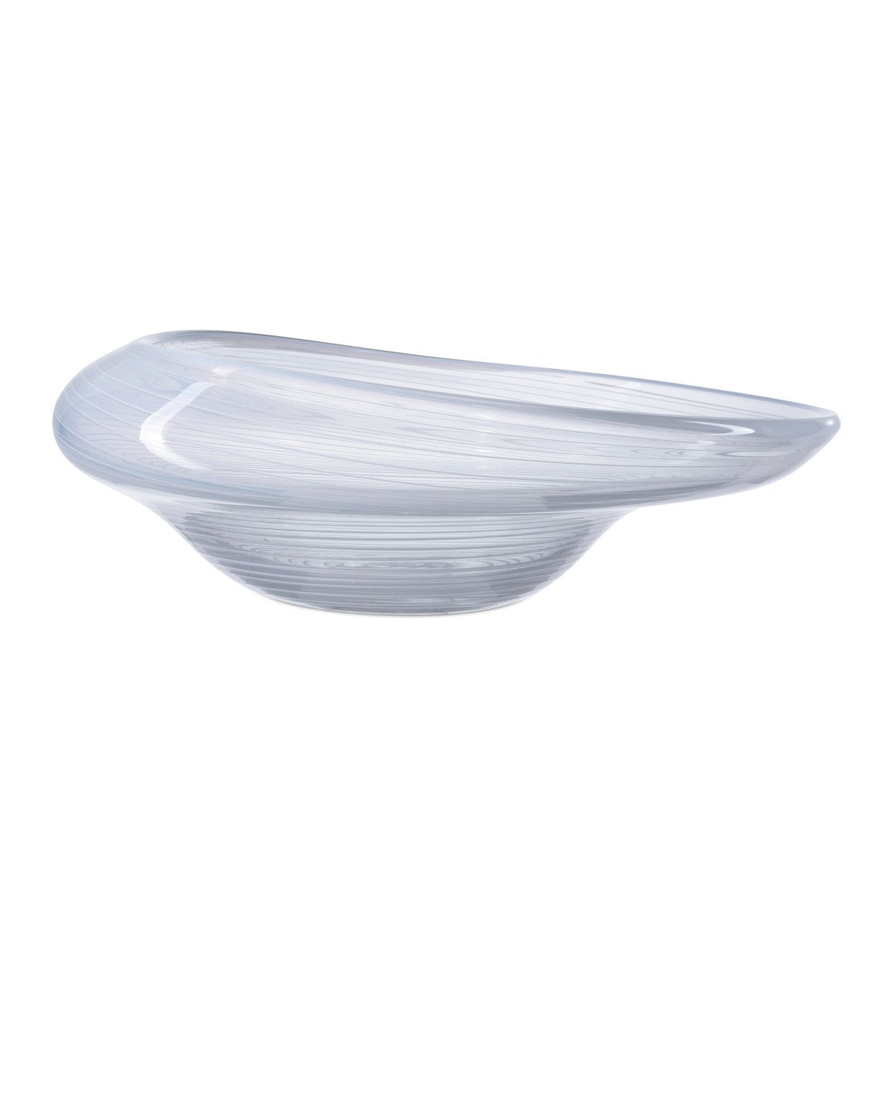 Bonaventure Grey Glass Bowl