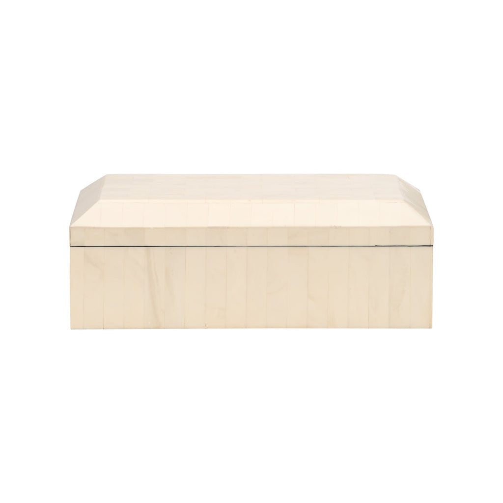 Bone Inlay Cream Decorative Box