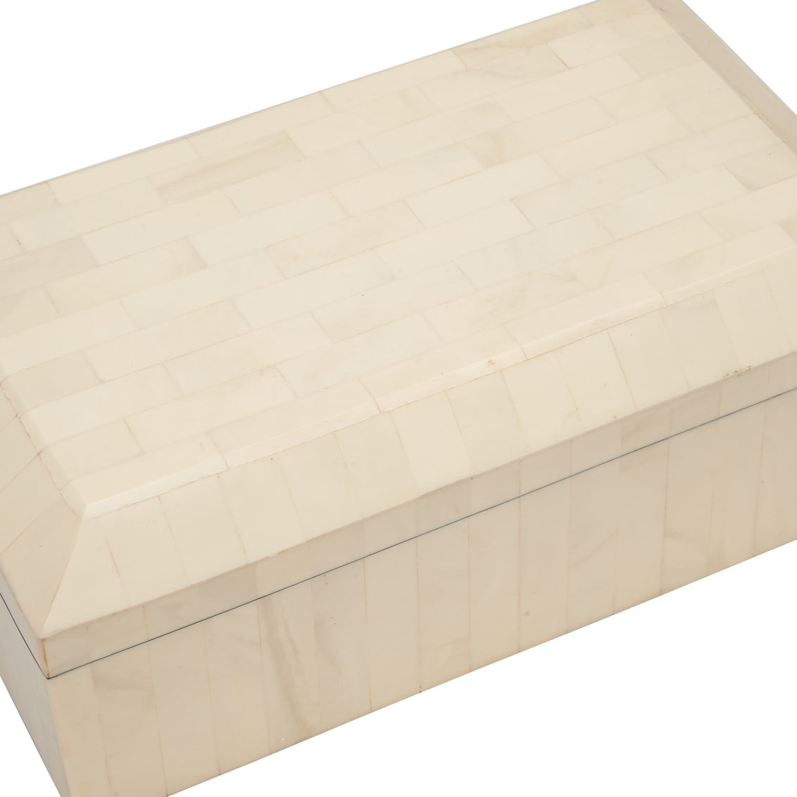 Bone Inlay Cream Decorative Box