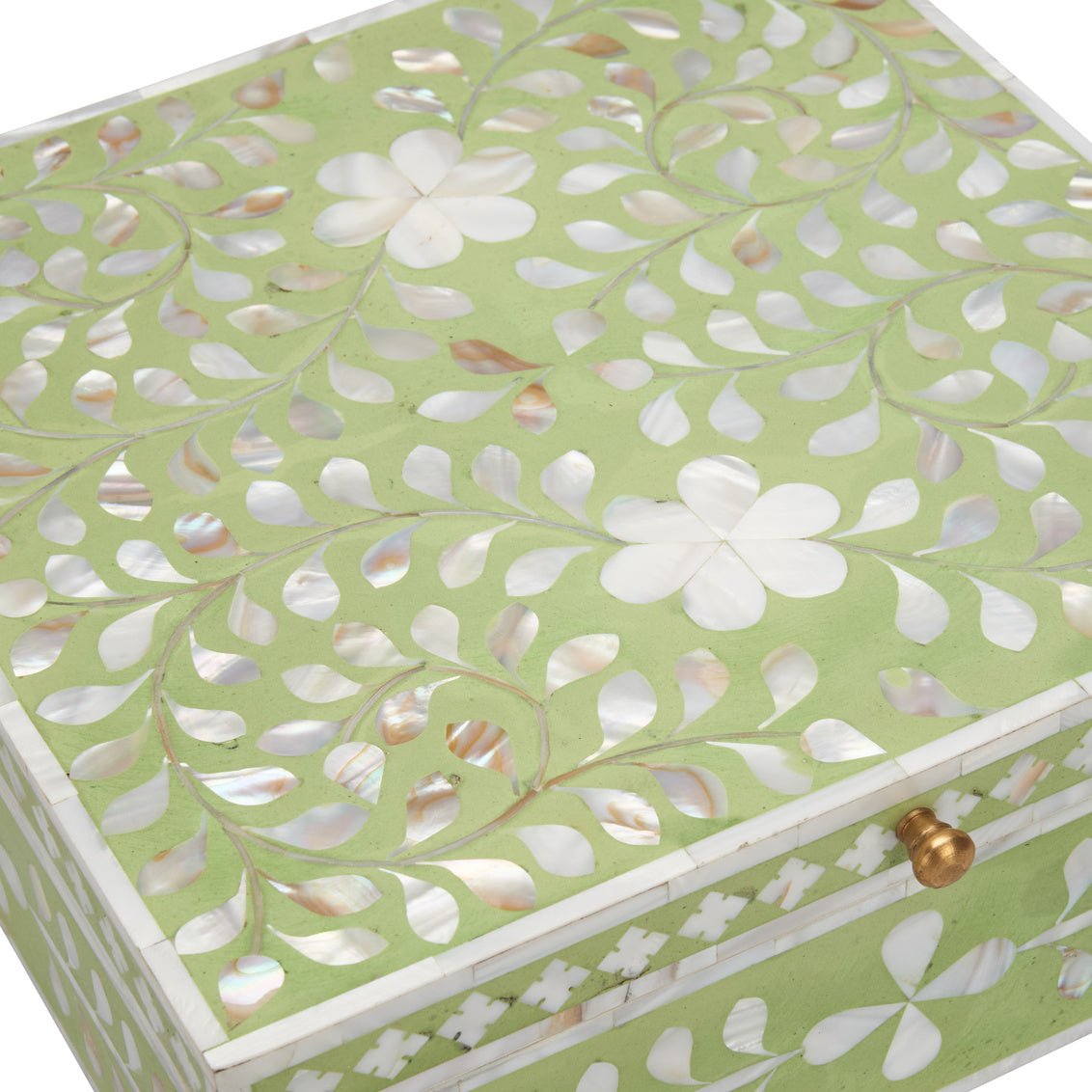 Bone Inlay Decorative Box -- view 14