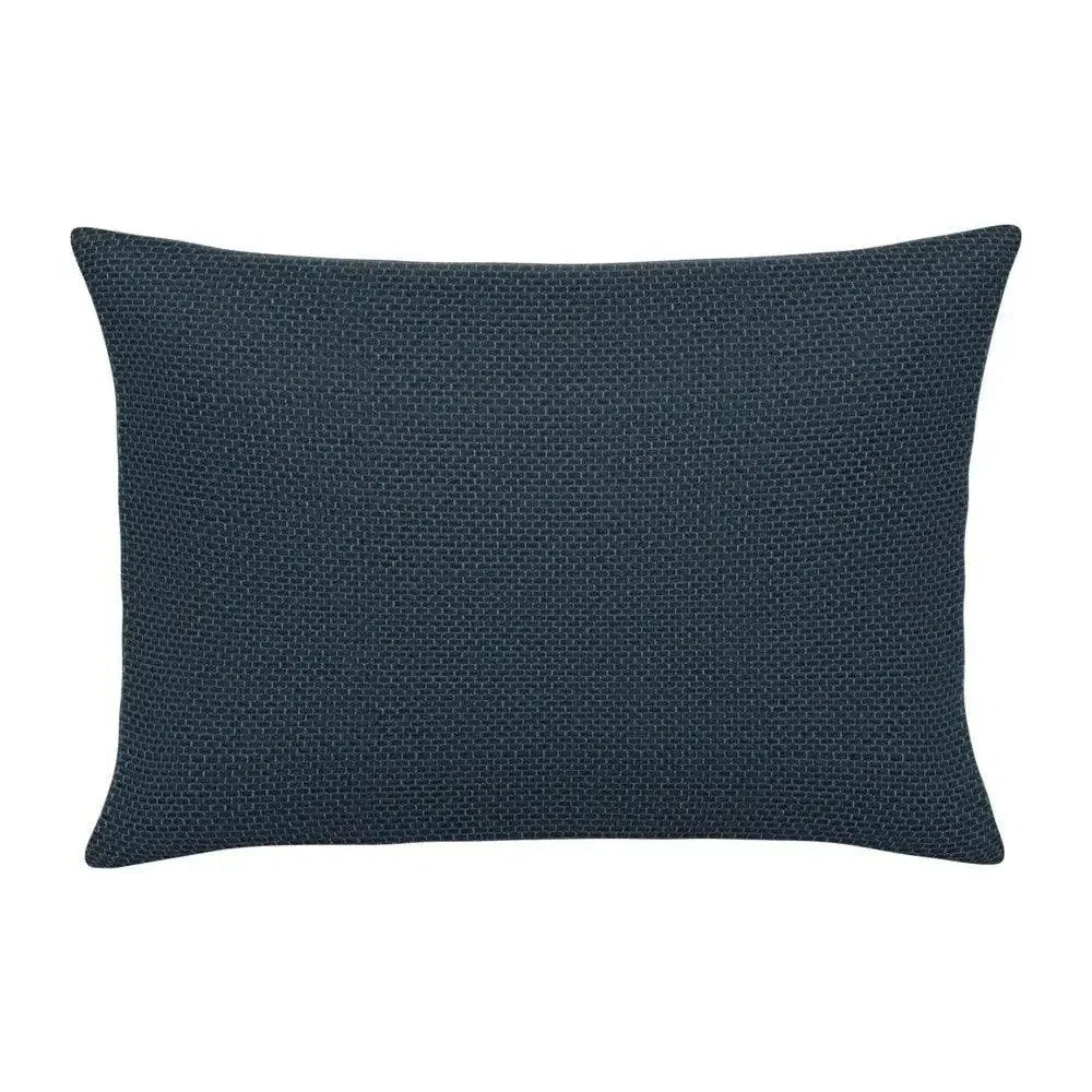 Boost Indigo Handmade Outdoor Pillow-Outdoor Pillows-Earnest Collection-20"x13" Lumbar-LOOMLAN