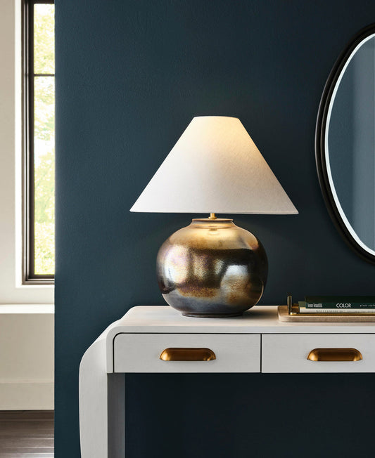 Borgia Stunning Reactive Ceramic Table Lamp