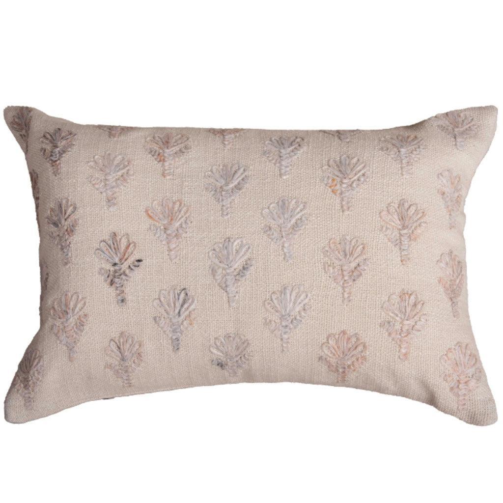Bot Beige Lumbar Outdoor Pillow-Outdoor Pillows-LOOMLAN-LOOMLAN