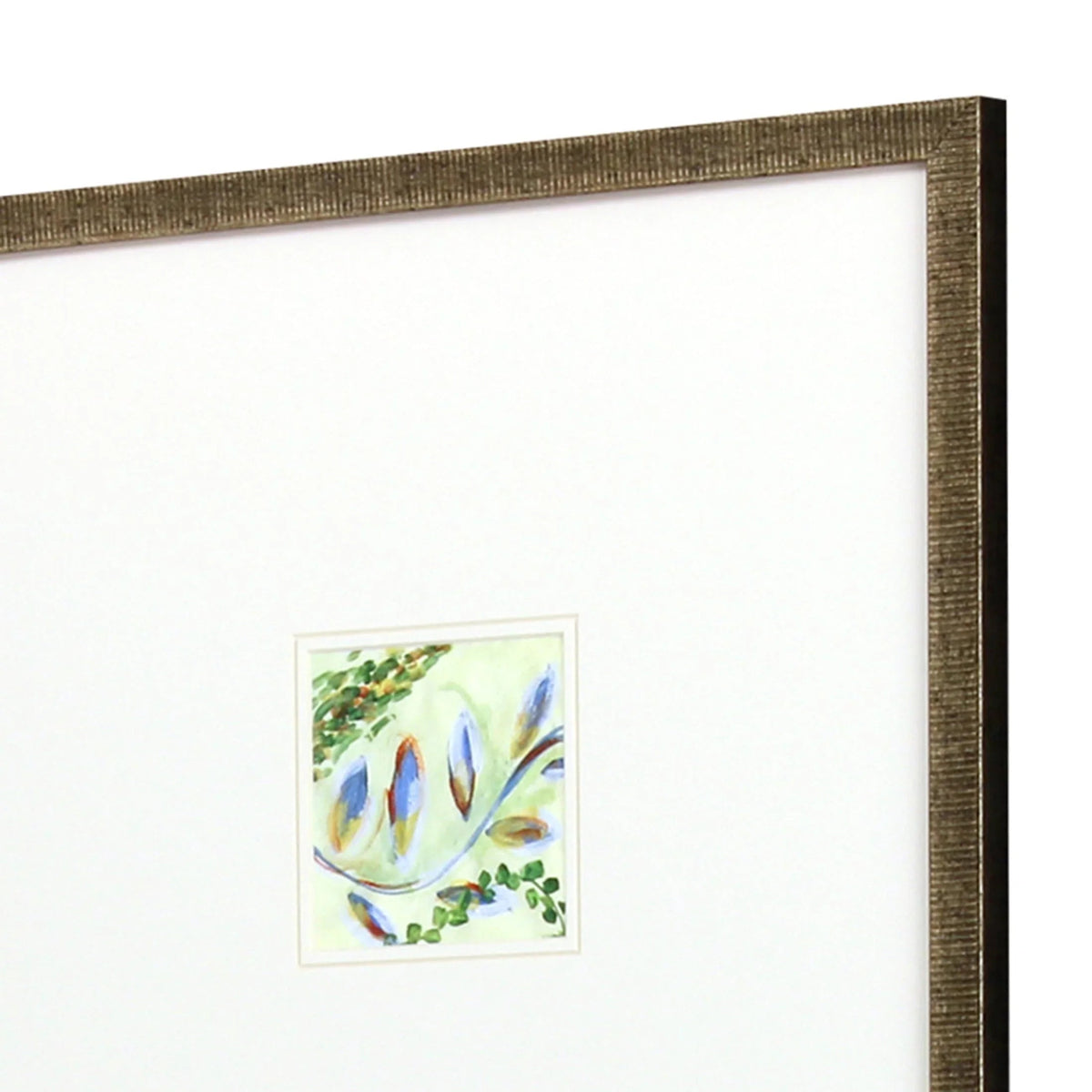 Botanica Blue Framed Wall Art 4PC -- view 4