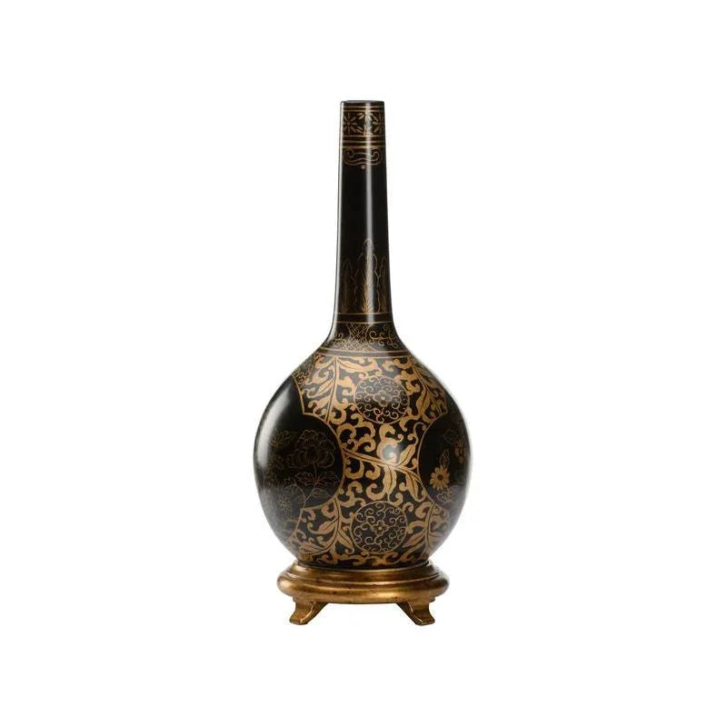 Bottle Shaped Ceramic Vase - LOOMLAN - Chelsea House - Vases & Jars