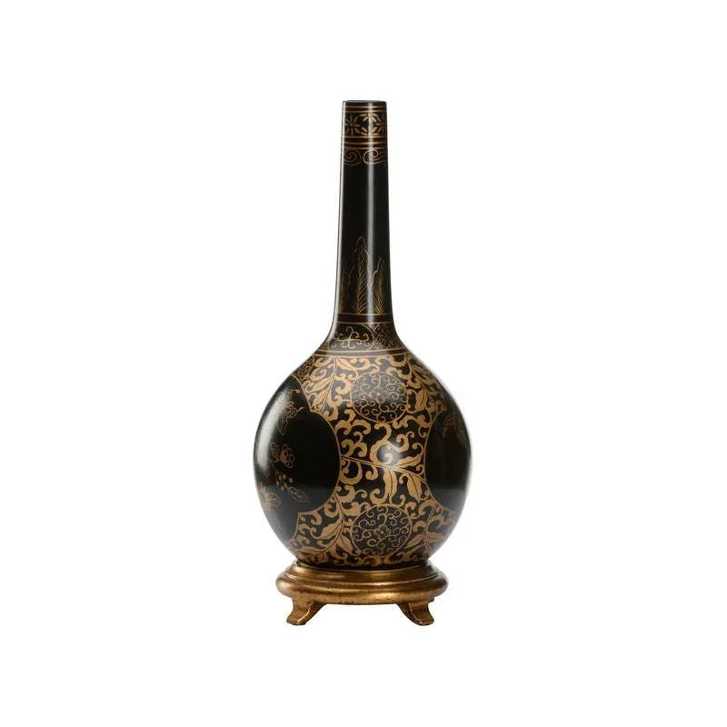Bottle Shaped Ceramic Vase - LOOMLAN - Chelsea House - Vases & Jars