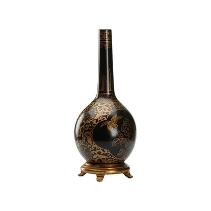 Bottle Shaped Ceramic Vase - LOOMLAN - Chelsea House - Vases & Jars