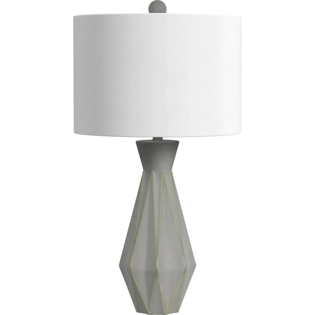 Branka Cement Grey Table Lamp - LOOMLAN - Bassett Mirror - Table Lamps