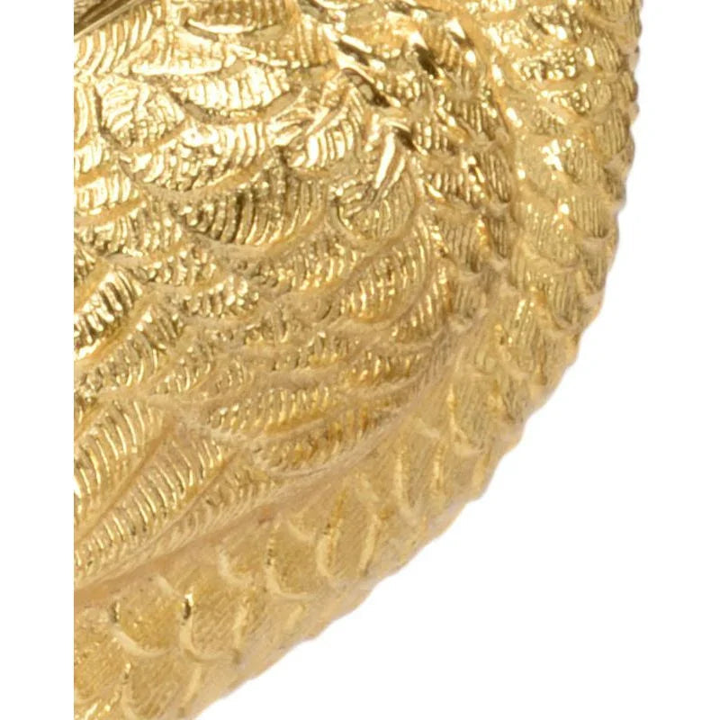 Brass Made Peacocks Sculpture (Set of 2) - LOOMLAN - Chelsea House - Statues & Sculptures