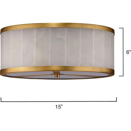 Upsala Alabaster Ceiling Light Flush Mount