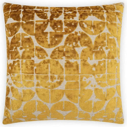 Bravura Gold Throw Pillow With Insert - LOOMLAN - D.V. Kap - Throw Pillows