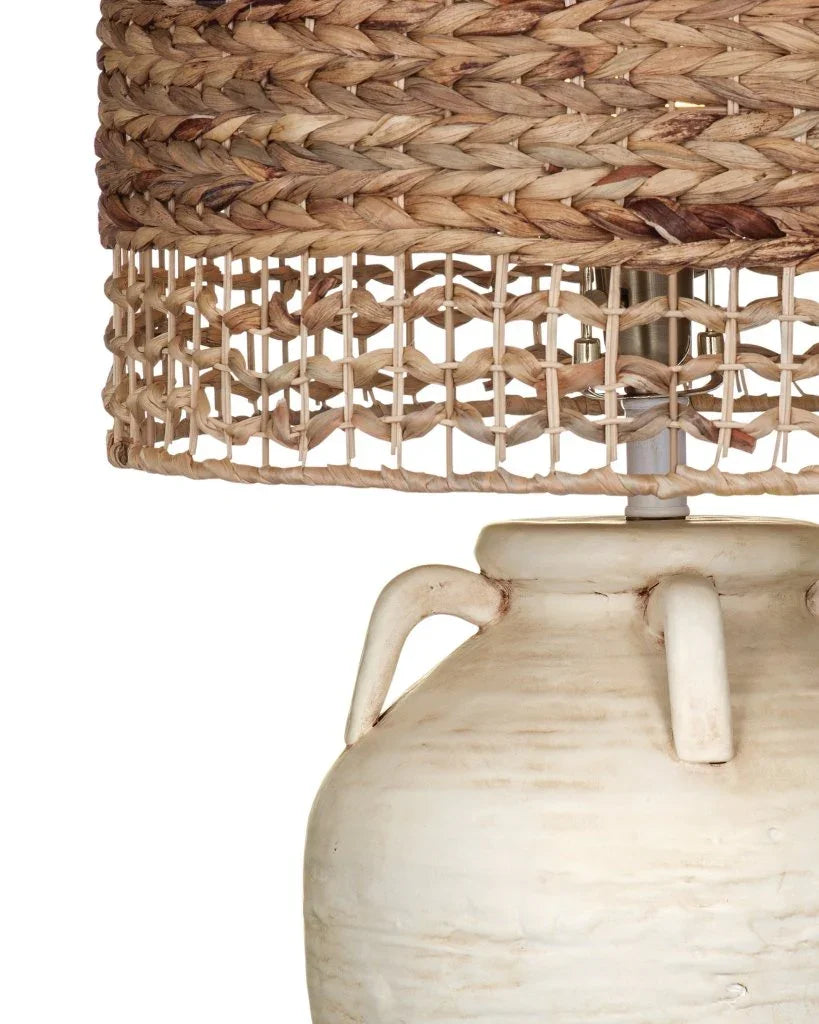 Breeze Raffia Shade Table Lamp - LOOMLAN - Bassett Mirror - Table Lamps
