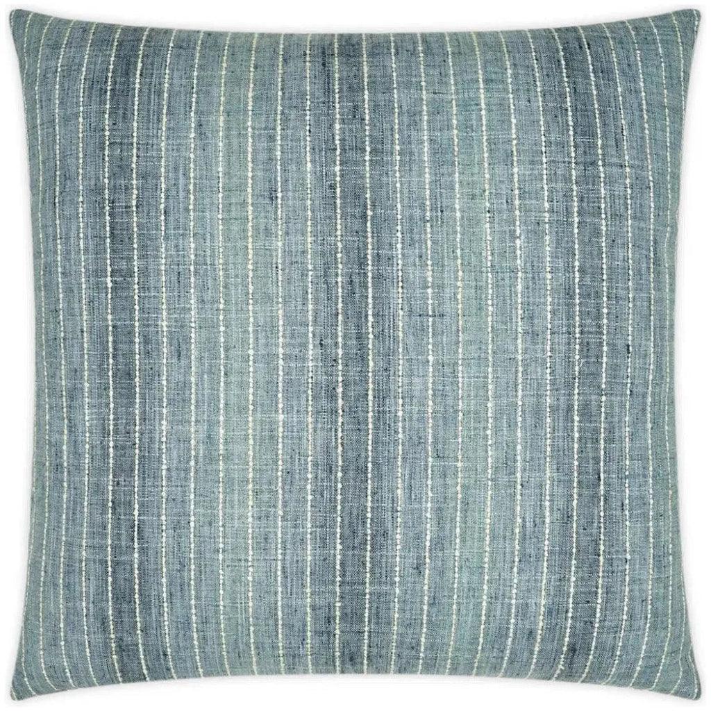 Brentwood Lakeland Stripes Blue Large Throw Pillow - LOOMLAN - D.V. Kap - Throw Pillows