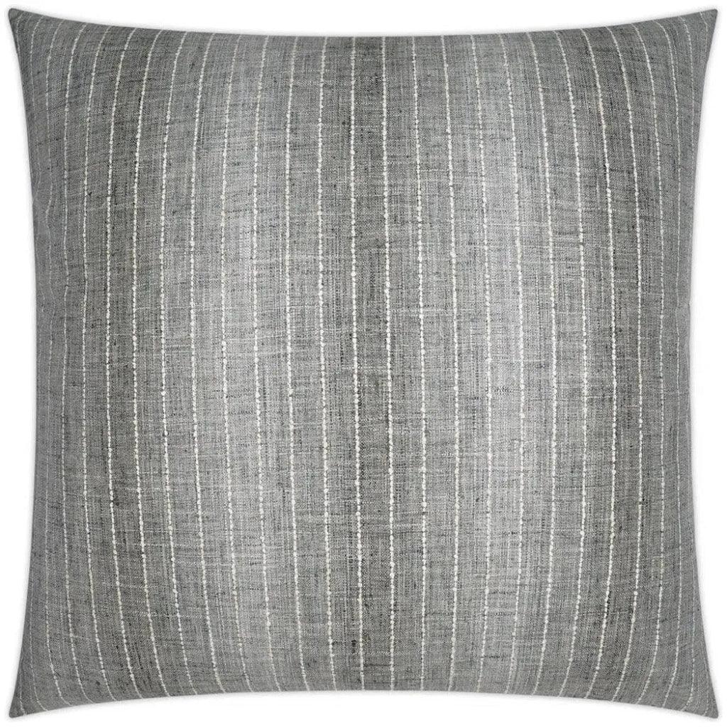 Brentwood Meteorite Stripes Grey Large Throw Pillow - LOOMLAN - D.V. Kap - Throw Pillows