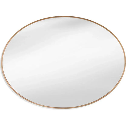 Brigitte Metal Gold Wall Mirror - LOOMLAN - Bassett Mirror - Wall Mirrors