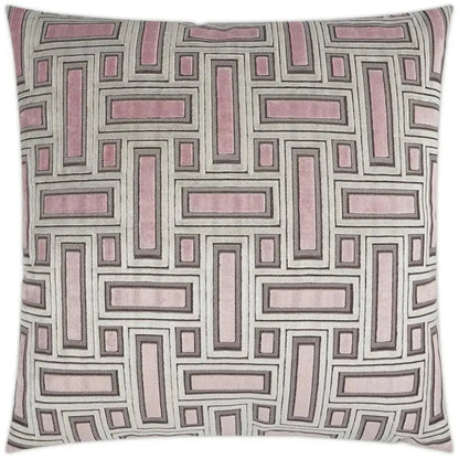 Brix Bella Geometric Blush Large Throw Pillow Insert - LOOMLAN - D.V. Kap - Throw Pillows
