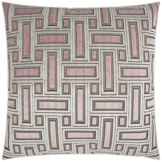 Brix Bella Geometric Blush Large Throw Pillow Insert - LOOMLAN - D.V. Kap - Throw Pillows