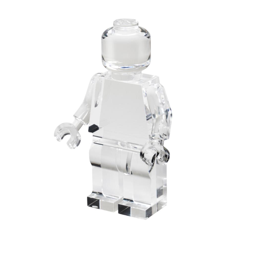 Brix Figure Clear Acrylic Sculpture