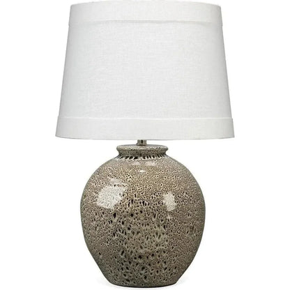 Brown Ceramic Vagabond Table Lamp - LOOMLAN - Jamie Young - Table Lamps