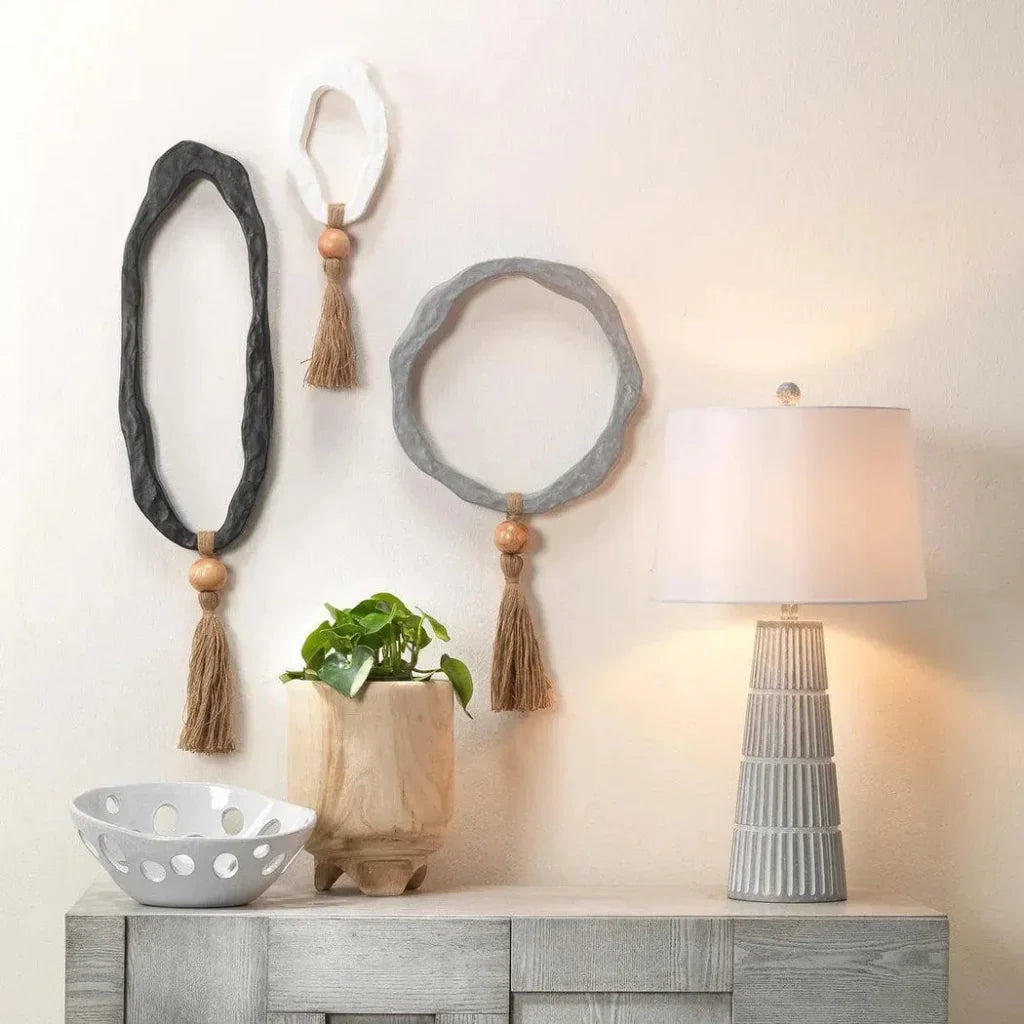 Brown Paulownia Wood Canyon Wooden Vase - LOOMLAN - Jamie Young - Vases & Jars