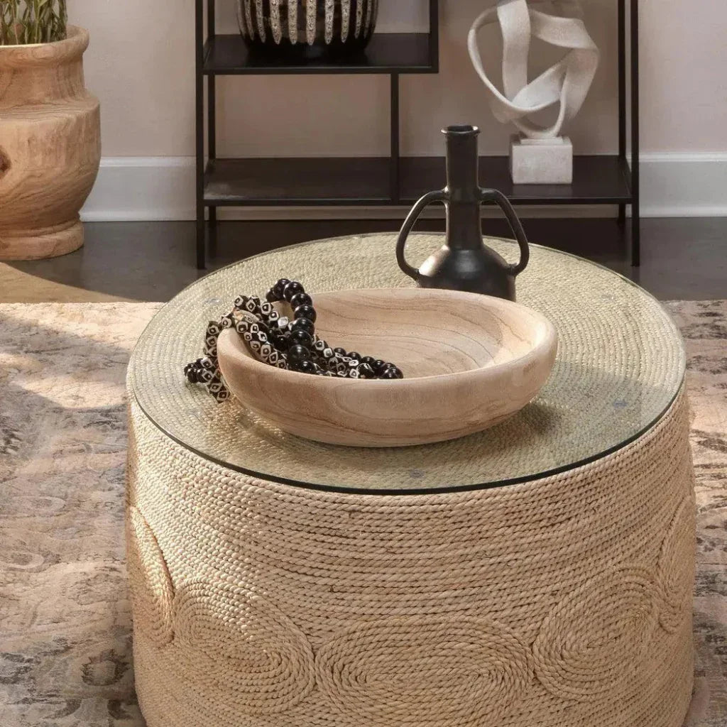 Brown Paulownia Wood Laurel Wooden Bowl -- view 7