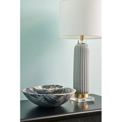 Bucolic Marble Made Decorative Bowl - LOOMLAN - Chelsea House - Boxes & Bowls