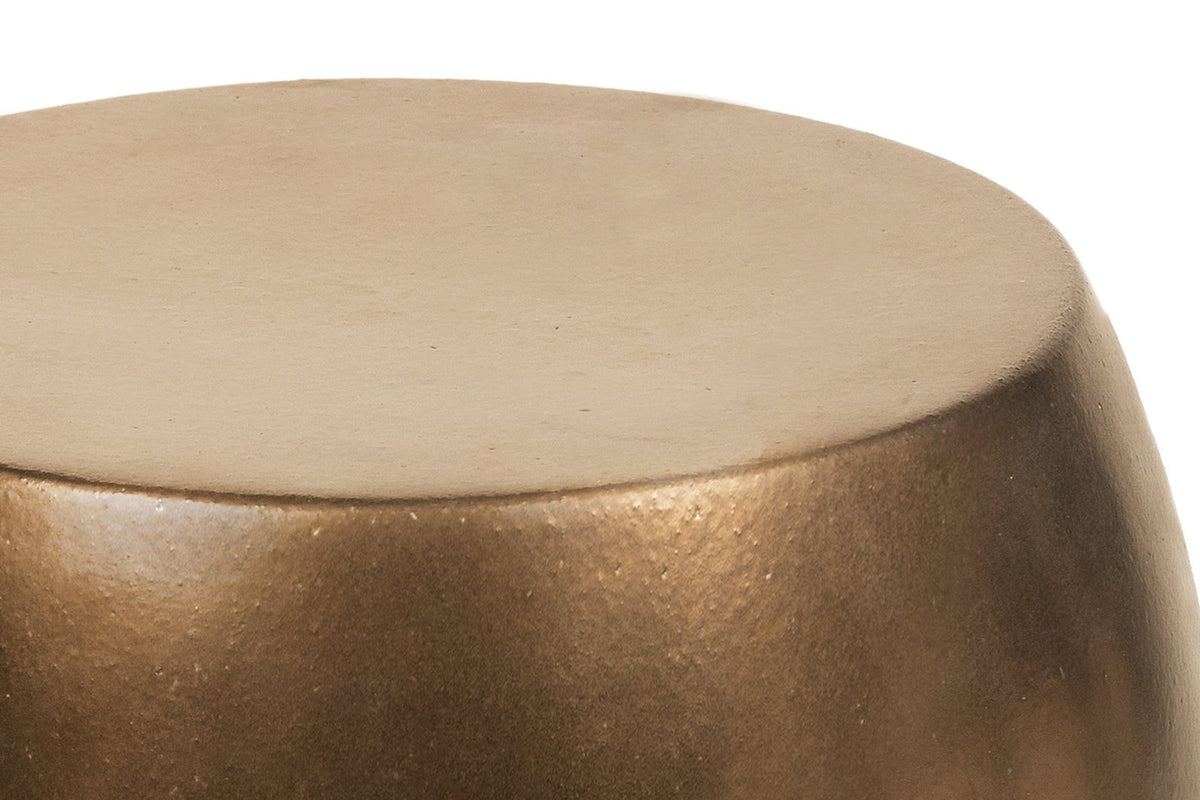 Seasonal Living Bud Stool/Accent Table - Brown Outdoor End Table