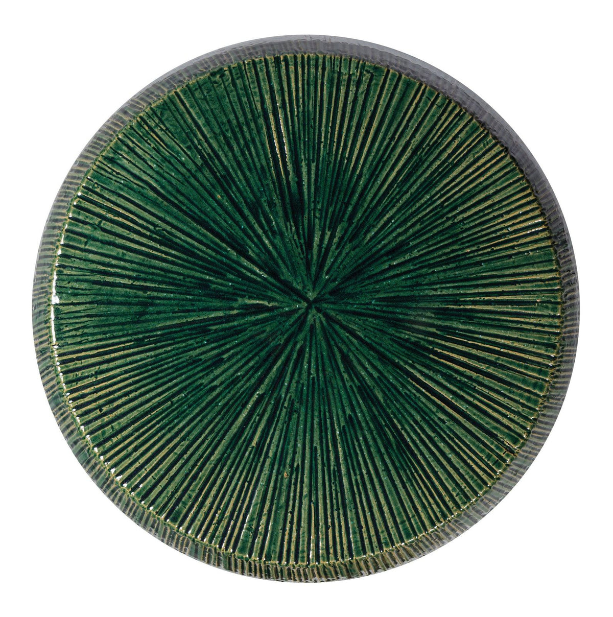 Seasonal Living Bud Stool/Accent Table - Green Outdoor End Table