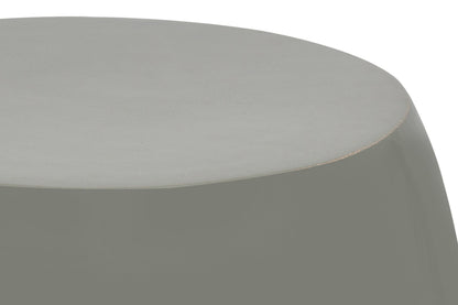 Seasonal Living Bud Stool/Accent Table - Grey Outdoor End Table