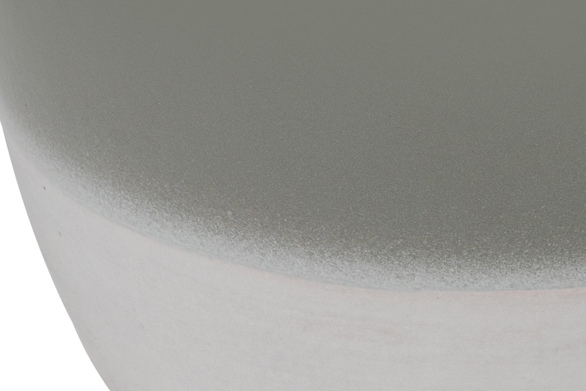Seasonal Living Bud Stool/Accent Table - Grey Outdoor End Table