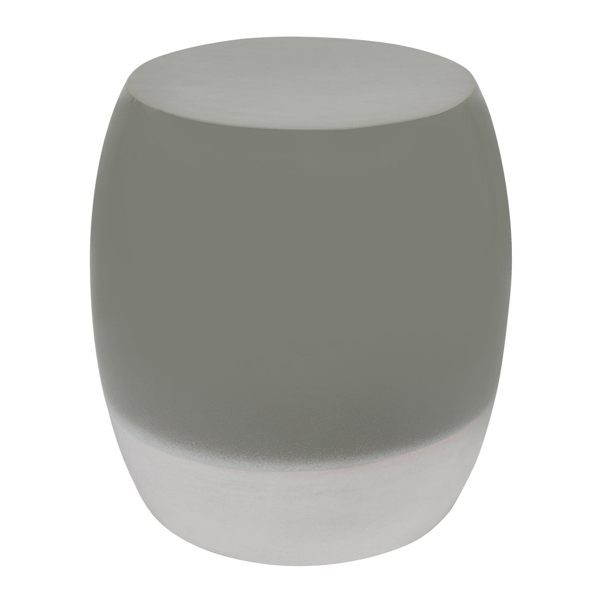 Seasonal Living Bud Stool/Accent Table - Grey Outdoor End Table
