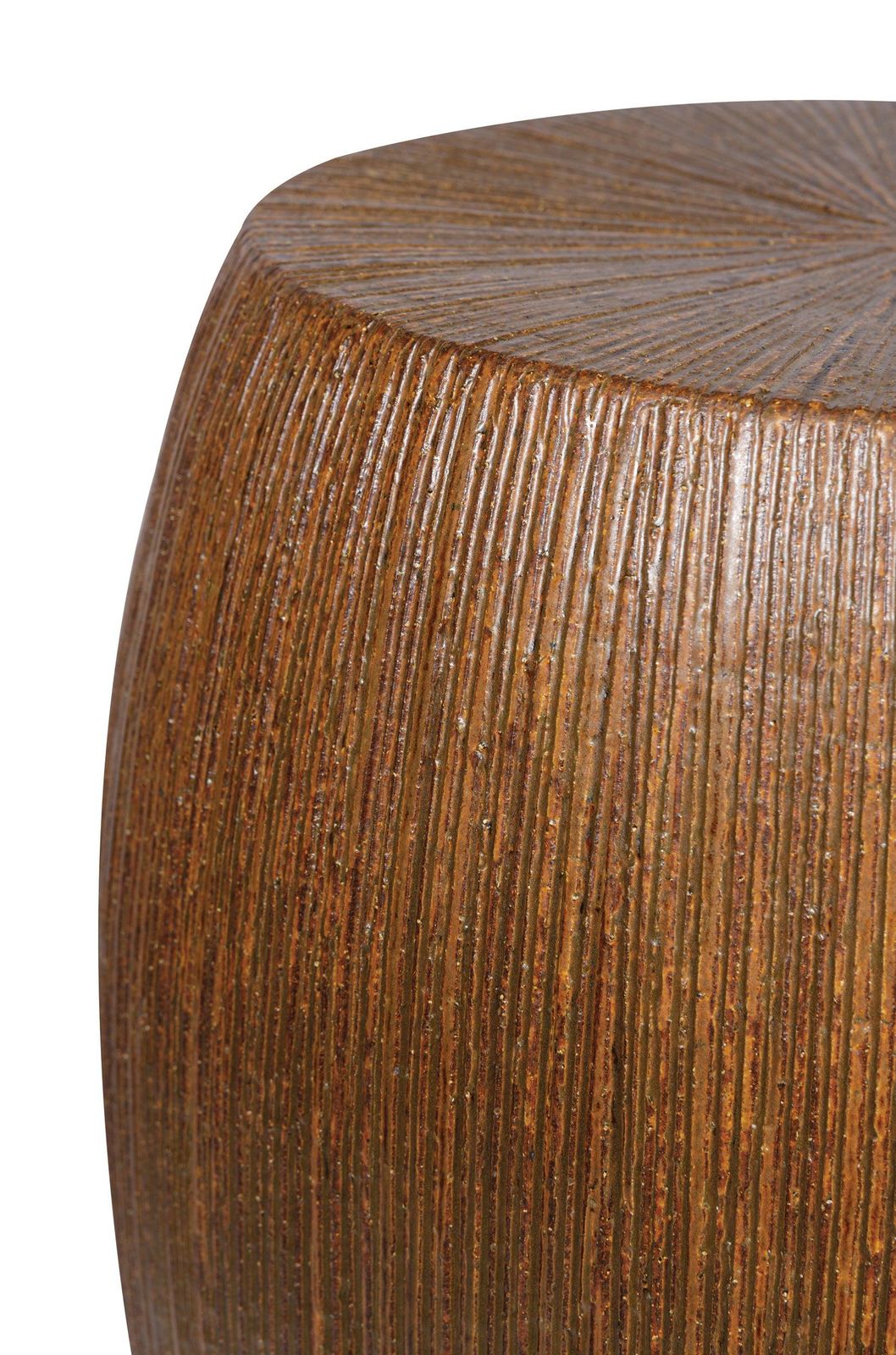 Seasonal Living Bud Stool/Accent Table - Red Outdoor End Table