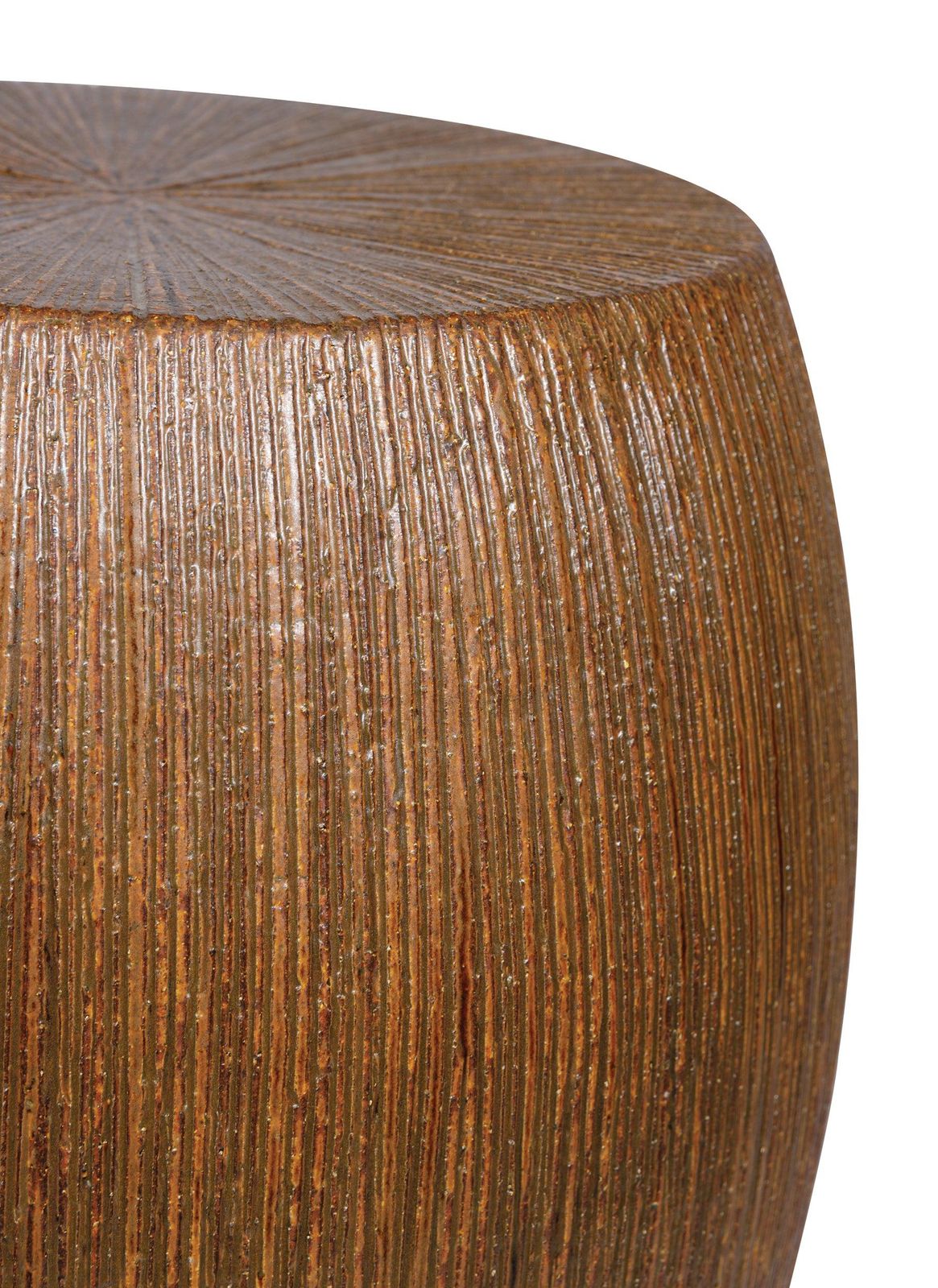 Seasonal Living Bud Stool/Accent Table - Red Outdoor End Table